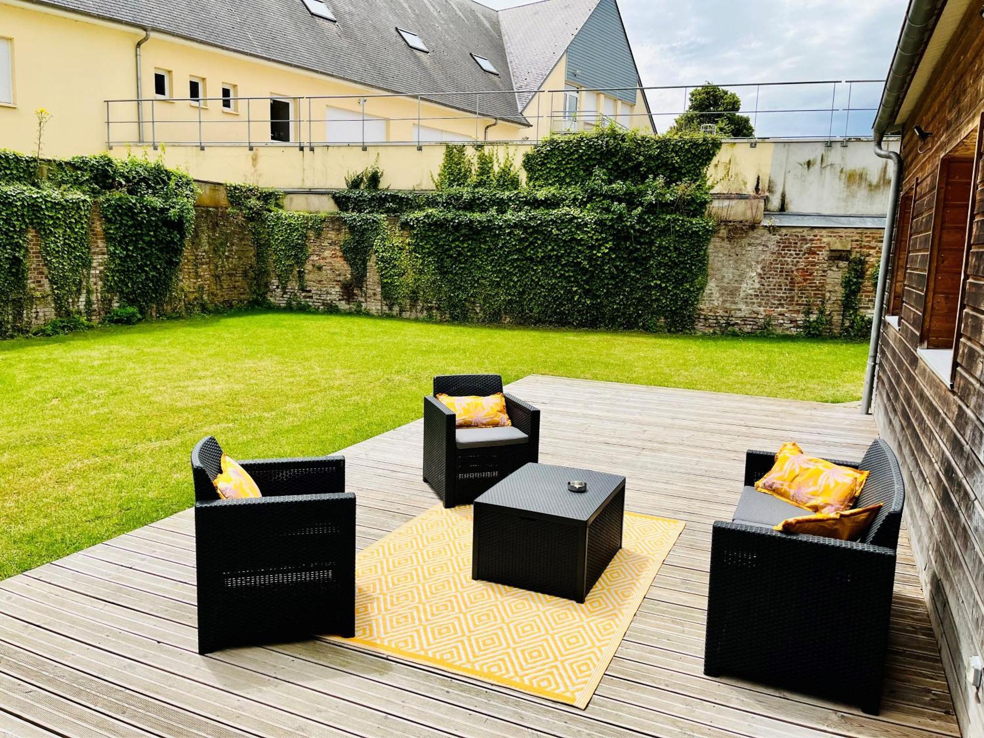 La Chute Des Feuilles - Lit Double- T2 Hyper Centre Apartment Abbeville Bagian luar foto